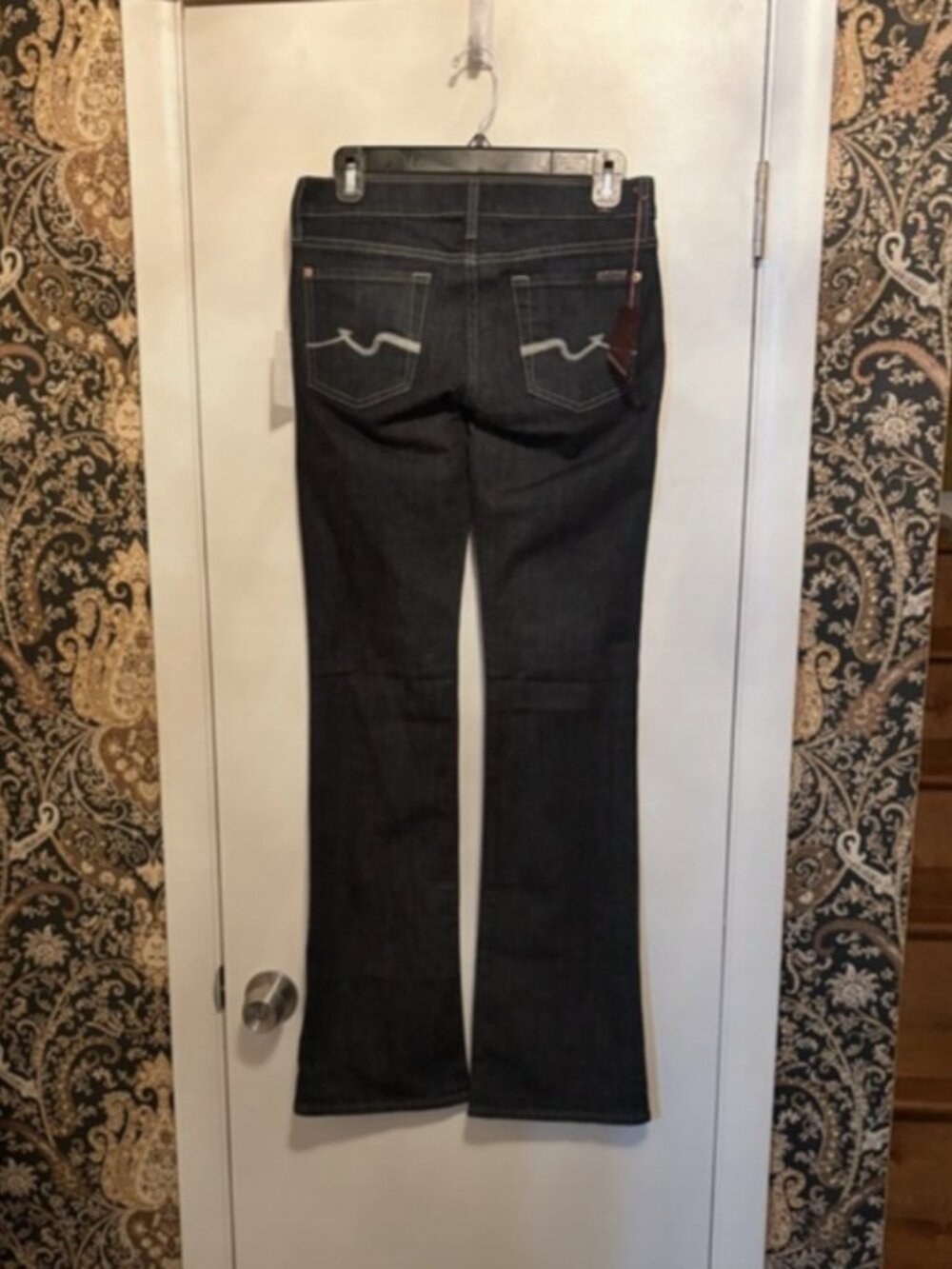 7 For All Mankind Bootcut Women’s Dark Blue Denim Jeans - Classic 5 Pocket NWT - Picture 10 of 10